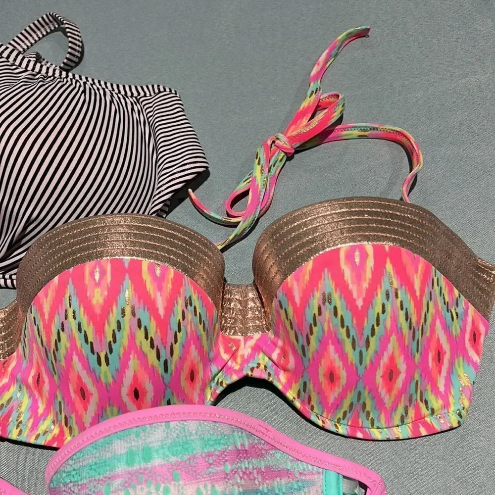 LOT of  Bikini Tops 38C & 36C D24‎